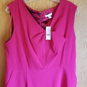 New York & Company Bright Pink Dress